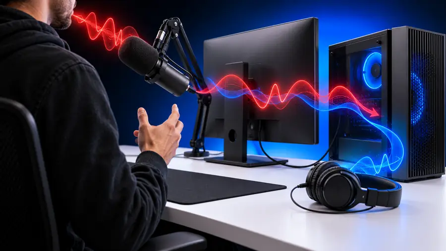 Illustration accompagnant les étapes de modification vocale sur PC